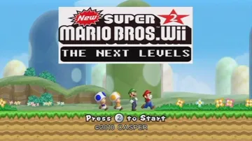 New Super Mario Bros Wii 2 - The Next Levels screen shot title